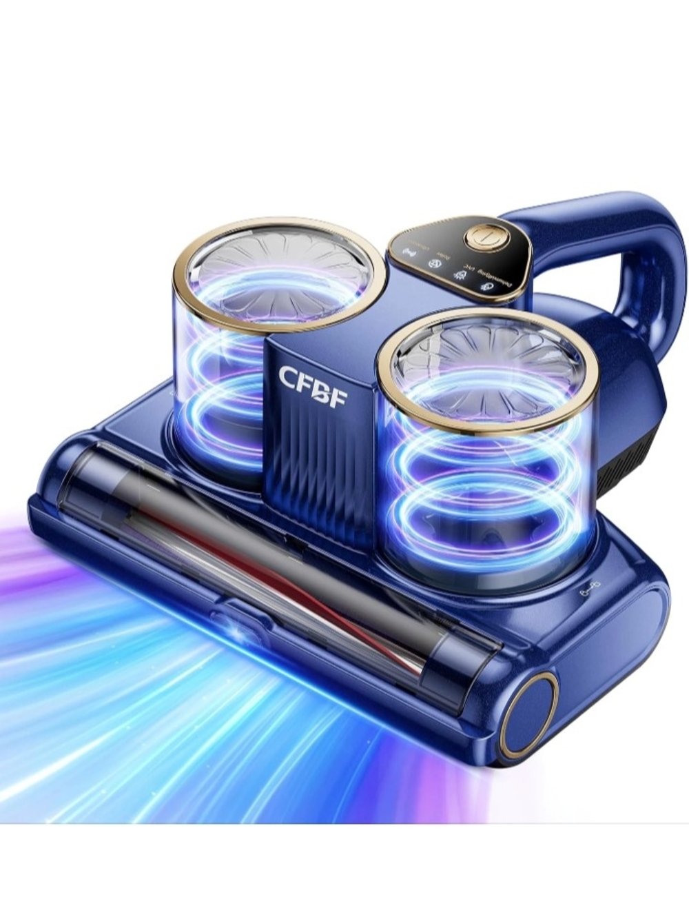 Blue Handheld Vacuum Cleaner - Dual Cyclone Home Vacuum.The Mattress Vacuum Clea